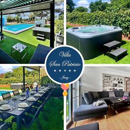 Villa San Patricio I Piscina Privada I Jacuzzi Spa I Bbq I Ps5 I Aire Acon I 3000M2 I 5Min-Centro Jerez de la Frontera Eksteriør bilde