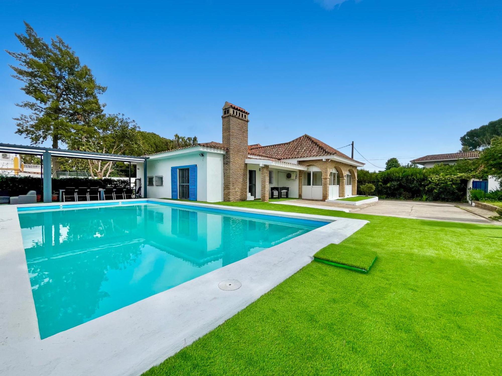 Villa San Patricio I Piscina Privada I Jacuzzi Spa I Bbq I Ps5 I Aire Acon I 3000M2 I 5Min-Centro Jerez de la Frontera Eksteriør bilde