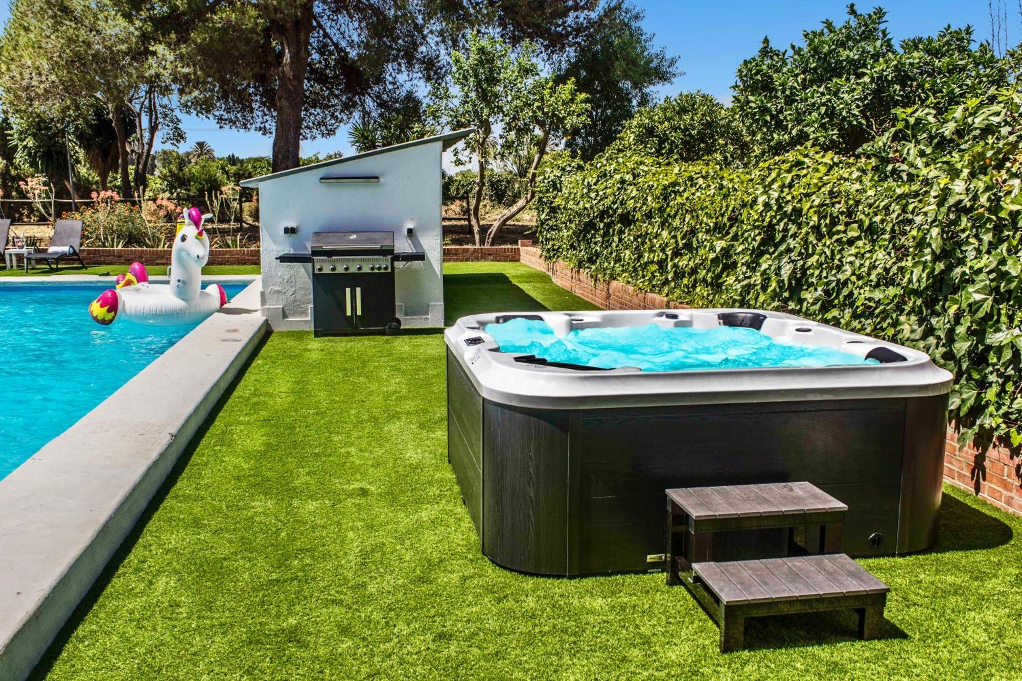 Villa San Patricio I Piscina Privada I Jacuzzi Spa I Bbq I Ps5 I Aire Acon I 3000M2 I 5Min-Centro Jerez de la Frontera Eksteriør bilde