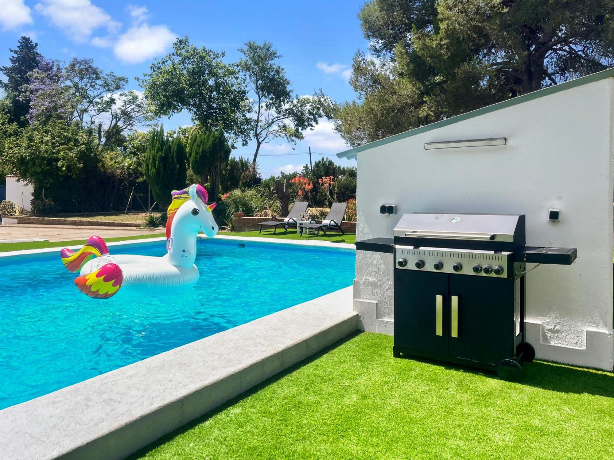 Villa San Patricio I Piscina Privada I Jacuzzi Spa I Bbq I Ps5 I Aire Acon I 3000M2 I 5Min-Centro Jerez de la Frontera Eksteriør bilde