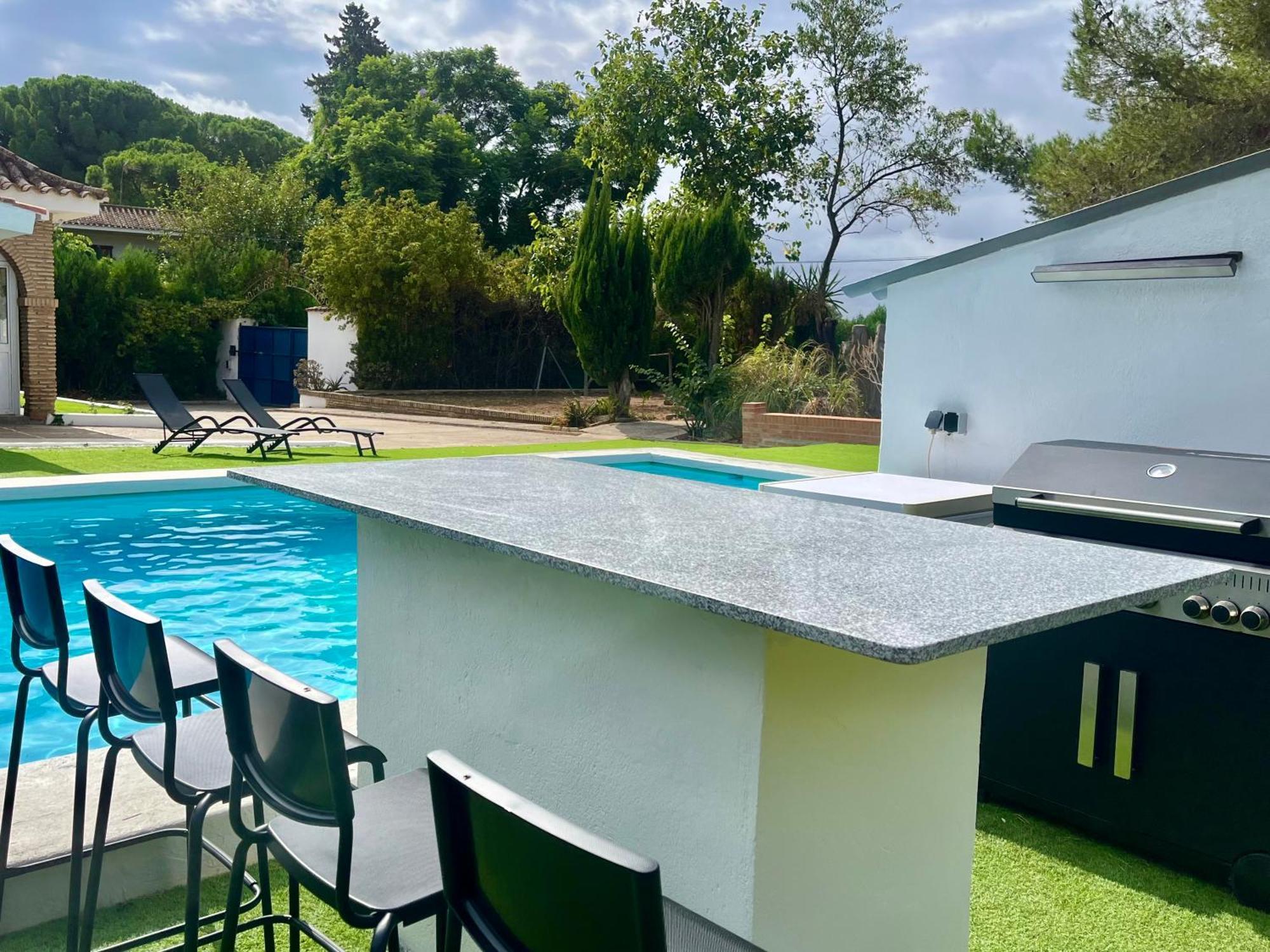 Villa San Patricio I Piscina Privada I Jacuzzi Spa I Bbq I Ps5 I Aire Acon I 3000M2 I 5Min-Centro Jerez de la Frontera Eksteriør bilde