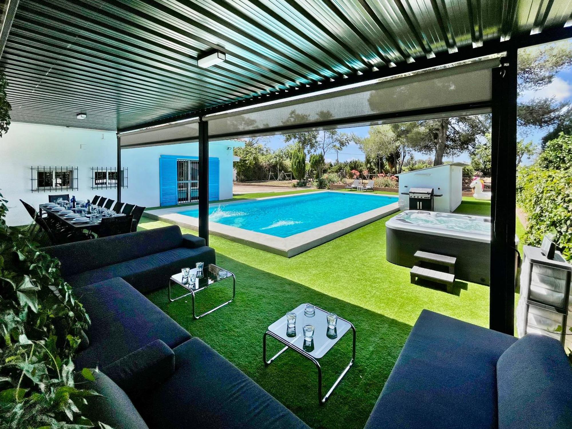 Villa San Patricio I Piscina Privada I Jacuzzi Spa I Bbq I Ps5 I Aire Acon I 3000M2 I 5Min-Centro Jerez de la Frontera Eksteriør bilde